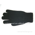 Merino wool knitted Black Sports Gloves